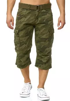 Брюки карго Indicode Jeans NICOLAS CHECK, цвет Green/Pastel Green/Dark Green