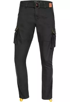 Брюки-карго INDICODE JEANS Regular Cargo Pants Mathen, черный