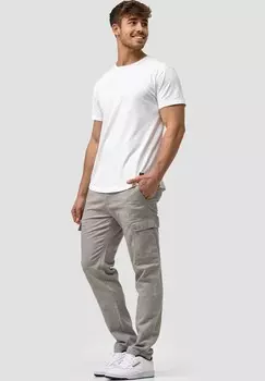 Брюки карго INDICODE JEANS, светло-серый