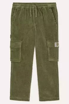Брюки карго из 100% хлопкового вельвета с боковыми карманами Monsoon, зеленый