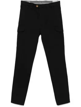 Брюки карго из хлопка Brunello Cucinelli, черный