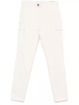 Брюки карго из хлопка Brunello Cucinelli, серый