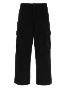 Брюки-карго из хлопка CARHARTT WIP, черный