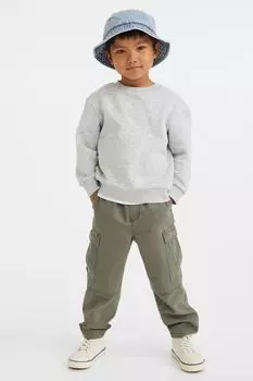 Брюки карго из хлопка H&amp;M