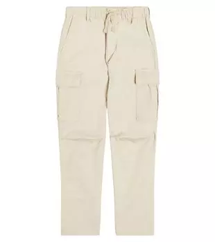 Брюки карго из хлопка Polo Ralph Lauren Kids, бежевый