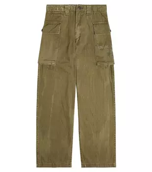 Брюки карго из хлопка Polo Ralph Lauren, зеленый