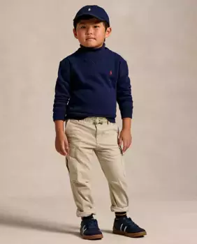 Брюки карго из натурального хлопка для мальчиков Polo Ralph Lauren