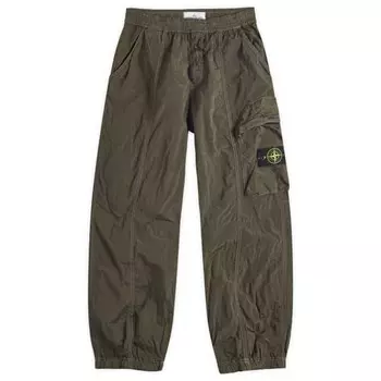 Брюки карго из нейлона и металла Stone Island, зеленый