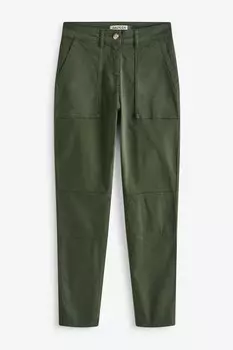 Брюки карго из органического эластичного хлопка Oralie Baukjen, зеленый