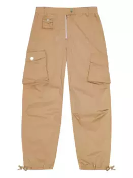 Брюки карго из органического хлопка GANNI, нейтральный