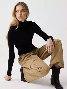 Брюки карго из поплина B.Angel, цвет beige