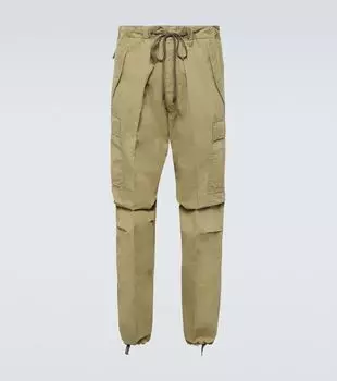 Брюки карго из твила из ферментного хлопка Tom Ford, зеленый