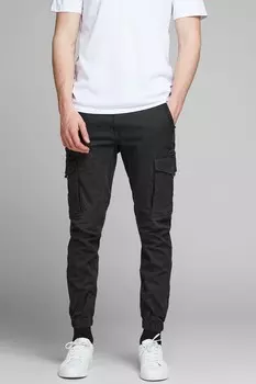 Брюки-Карго Jack & Jones, черный