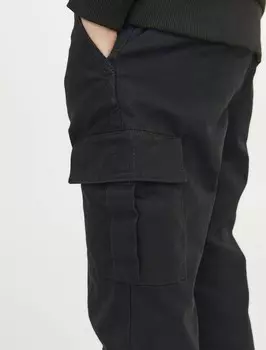 Брюки-карго Jack & Jones, черный