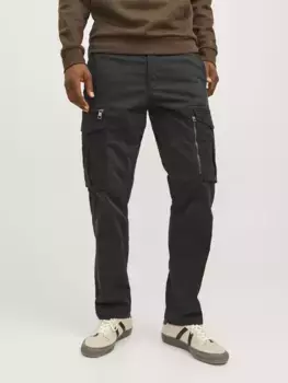 Брюки-карго Jack & Jones "JPSTKANE JJCRUISE CARGO NOOS", цвет 30Black