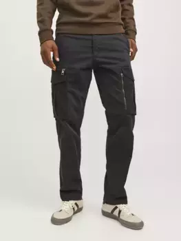 Брюки-карго Jack & Jones "JPSTKANE JJCRUISE CARGO NOOS", черный