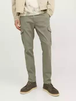 Брюки-карго Jack & Jones "JPSTMARCO JJJOE CARGO", оливковый