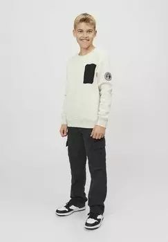 Брюки-карго Jack & Jones Junior, цвет black