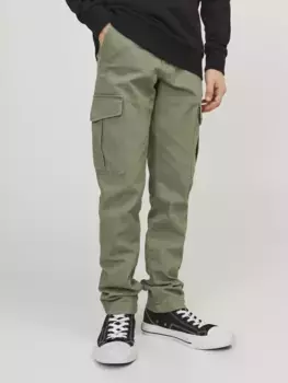 Брюки-карго Jack & Jones Junior "JPSTMARCO JJJOE JNR", зеленый