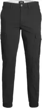 Брюки-карго Jack & Jones Junior "JPSTMARCO JJJOE CUFFED JNR", черный