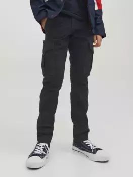 Брюки-карго Jack & Jones Junior "JPSTMARCO JJJOE JNR", черный