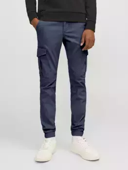 Брюки-карго Jack & Jones Junior "JPSTMARCO JJJOE CUFFED JNR", цвет India Ink