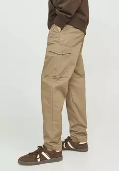 Брюки карго Jack & Jones, коричневый