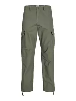Брюки-карго JACK & JONES Loose fit Cargo Pants Kane Barkley, зеленый