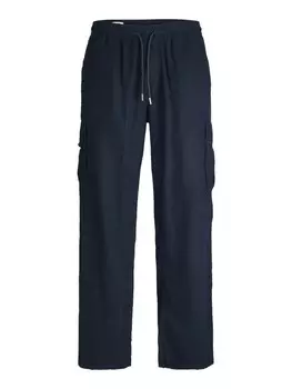 Брюки-карго JACK & JONES Loose fit Cargo Pants Bill Nate, темно-синий