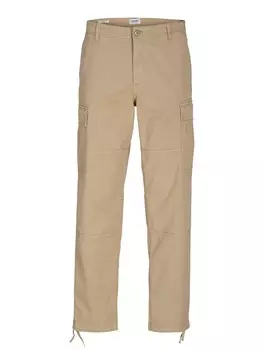 Брюки-карго JACK & JONES Loose fit Cargo Pants JPSTKarl JJHarlow, темно-бежевый