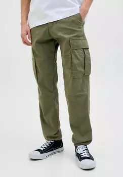 Брюки карго Jack & Jones, оливковый