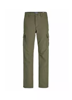 Брюки-карго Jack & Jones, оливковый
