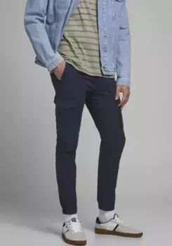 Брюки-карго Jack & Jones "PAUL FLAKE", цвет морской волны