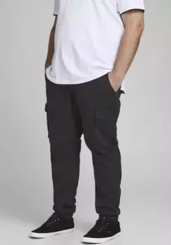 Брюки-карго Jack & Jones PlusSize "PAUL FLAKE", нужного размера. 54, черный