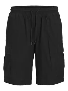 Брюки-карго JACK & JONES Regular Cargo Pants, черный