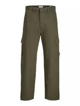 Брюки-карго JACK & JONES Regular Cargo Pants, оливковый