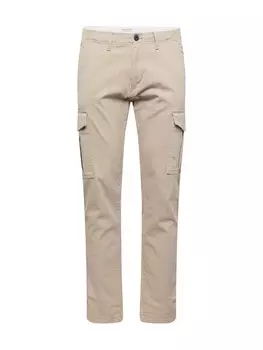 Брюки-карго JACK & JONES Slim fit Cargo Pants JJIMarco JJJoe, светло-бежевый