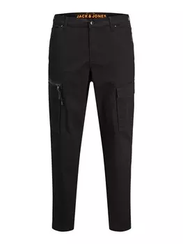 Брюки-карго JACK & JONES Tapered Cargo Pants JJIAce JJDex, черный