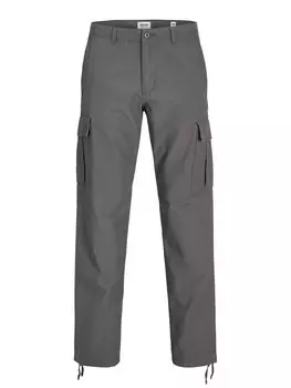 Брюки-карго JACK & JONES Tapered Cargo Pants Kane Barkley, серый