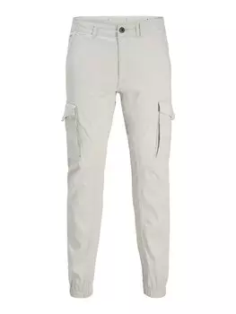 Брюки-карго JACK & JONES Tapered Cargo Pants JJIPAUL JJFLAKE, светло-серый