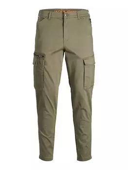 Брюки-Карго Jack & Jones, зеленый