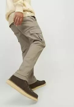 Брюки-карго JJIMARCO JJJOE CUFFED Jack & Jones, бежевый