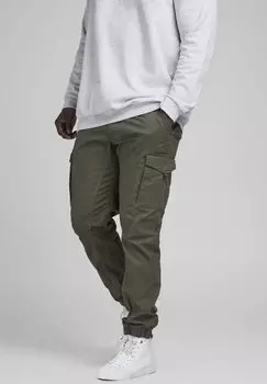 Брюки карго JJIPAUL JJFLAKE Jack & Jones, оливковая ночь