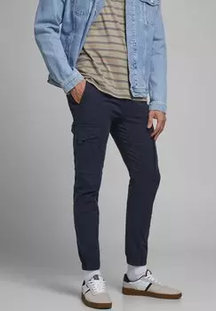 Брюки карго JJIPAUL JJFLAKE Jack & Jones, темно-синий пиджак