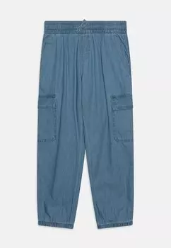 Брюки карго Joggers Girls GAP, цвет light blue