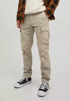 Брюки карго JPSTACE JJTUCKER AMA NOOS Jack & Jones, однотонный с деталями дюны