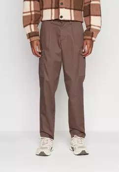 Брюки карго Jpstbill Jjclean Tapered Jack & Jones, цвет chocolate brown
