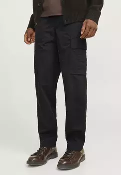 Брюки карго JWHBILL JJEVANS Jack & Jones, черный