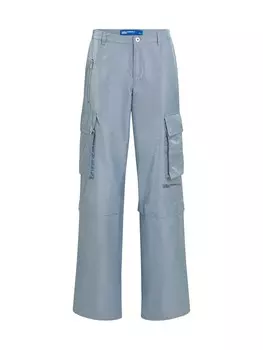 Брюки-карго KARL LAGERFELD JEANS Loose fit Cargo Pants Iridescent, синий