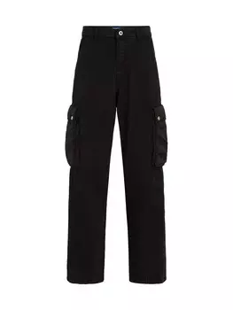 Брюки-карго KARL LAGERFELD JEANS Regular Cargo Pants, черный